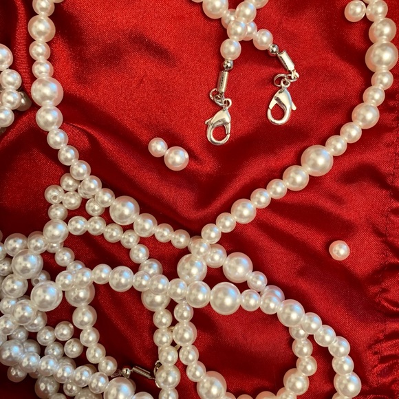 Pearl Face Mask Chain - Picture 3 of 5